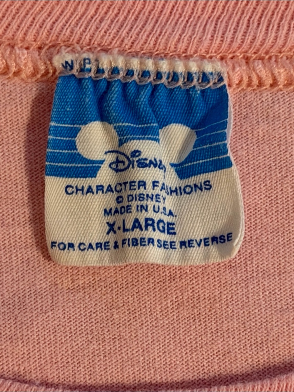 Vintage 80s Disney Minnie Mouse Baby Tee Single Stitch Made USA Gigi Hadid S - Picture 10 of 11